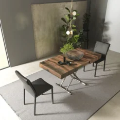 Altacom Calypso Table relevable design avec rallonges fabrication italienne> Table De Salle à Manger|Table De Salon
