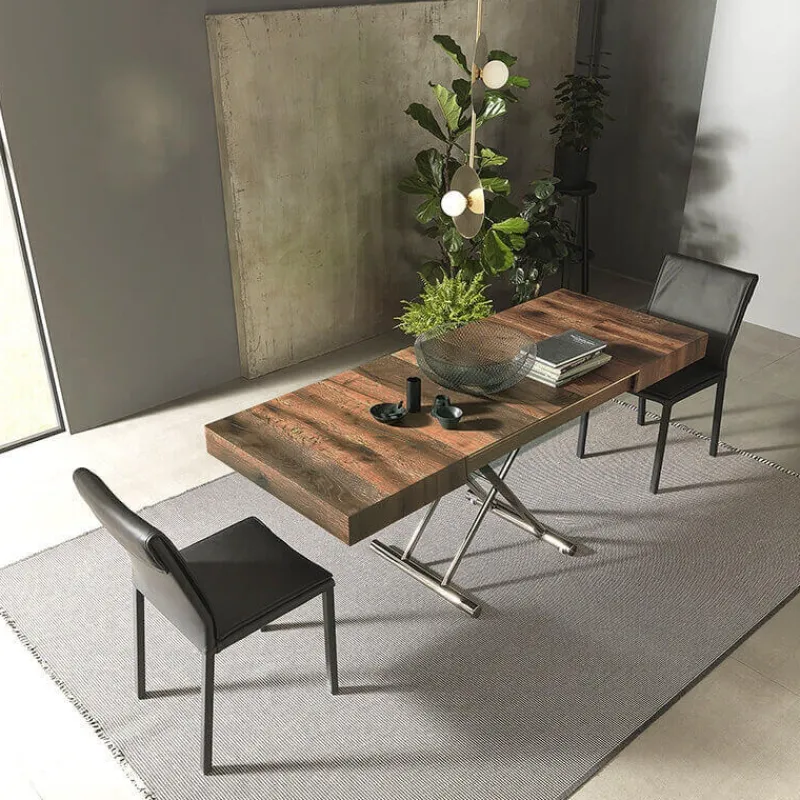 Altacom Calypso Table relevable design avec rallonges fabrication italienne> Table De Salle à Manger|Table De Salon