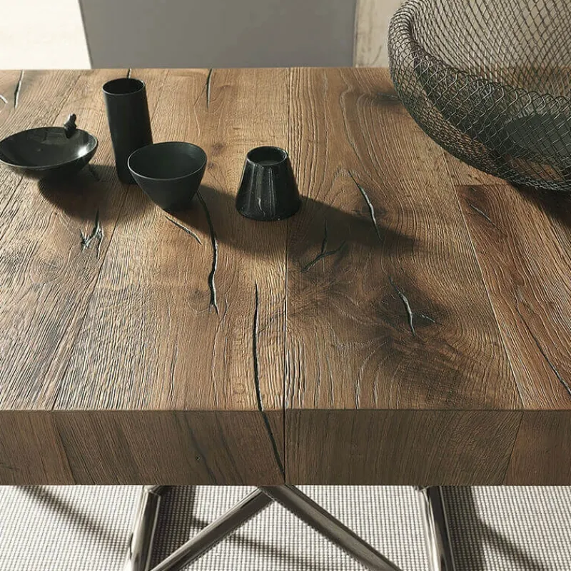 Altacom Calypso Table relevable design avec rallonges fabrication italienne> Table De Salle à Manger|Table De Salon