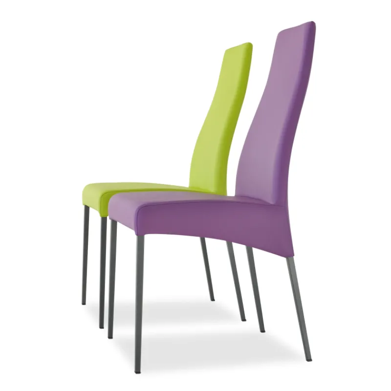Airnova Carla Chaise de salle à manger italienne en synthétique> Chaise De Cuisine|Chaise De Salle à Manger