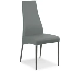Airnova Carla Chaise en cuir de salle à manger italienne> Chaise De Salle à Manger