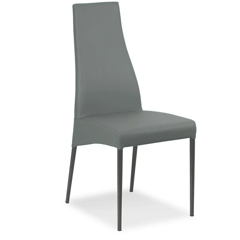 Airnova Carla Chaise en cuir de salle à manger italienne> Chaise De Salle à Manger