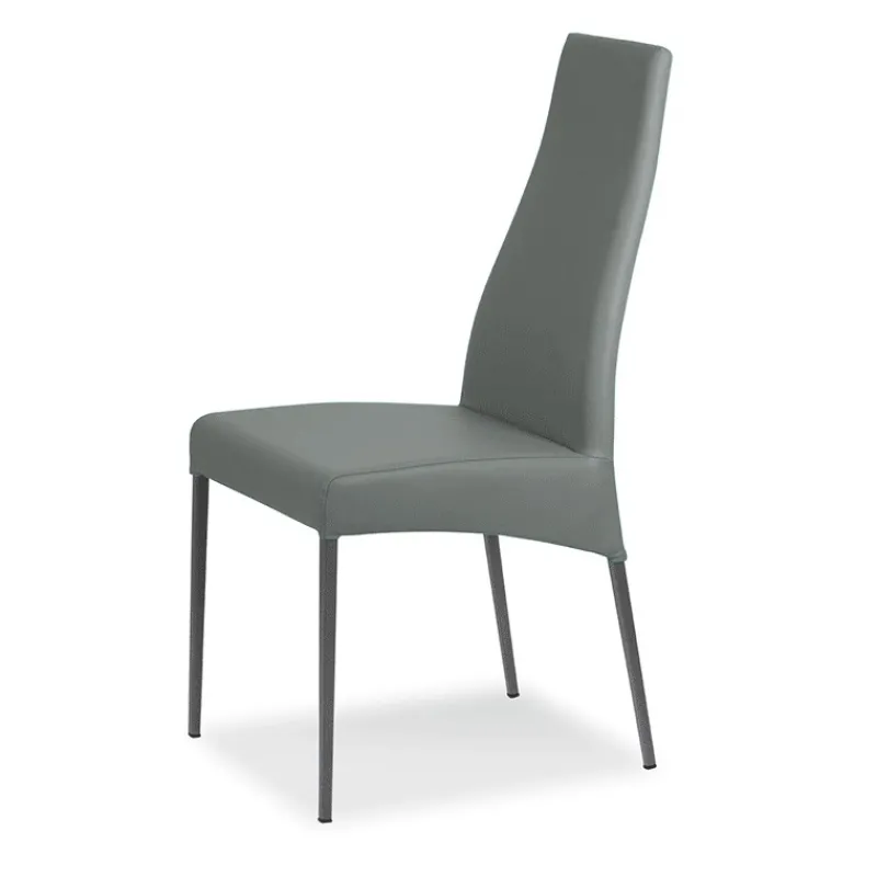 Airnova Carla Chaise en cuir de salle à manger italienne> Chaise De Salle à Manger