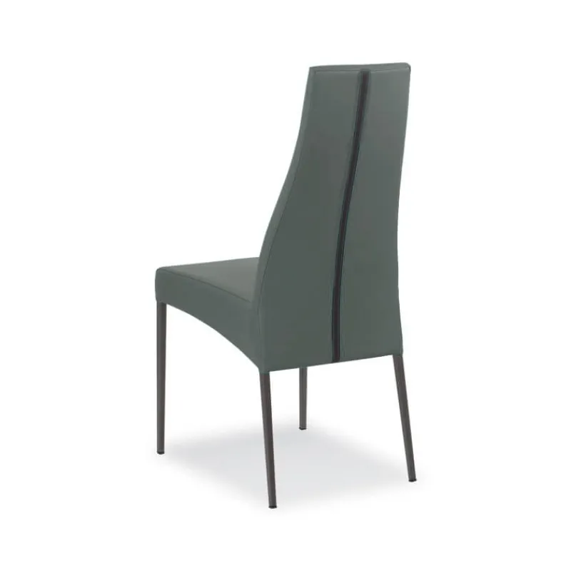 Airnova Carla Chaise en cuir de salle à manger italienne> Chaise De Salle à Manger