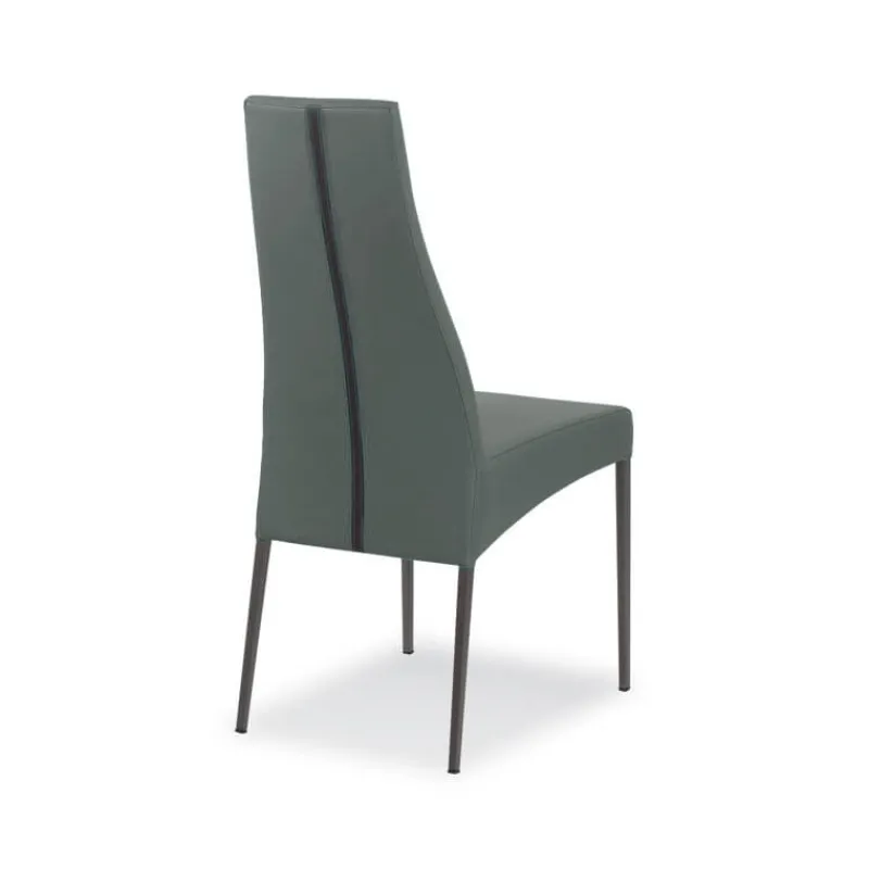 Airnova Carla Chaise en cuir de salle à manger italienne> Chaise De Salle à Manger