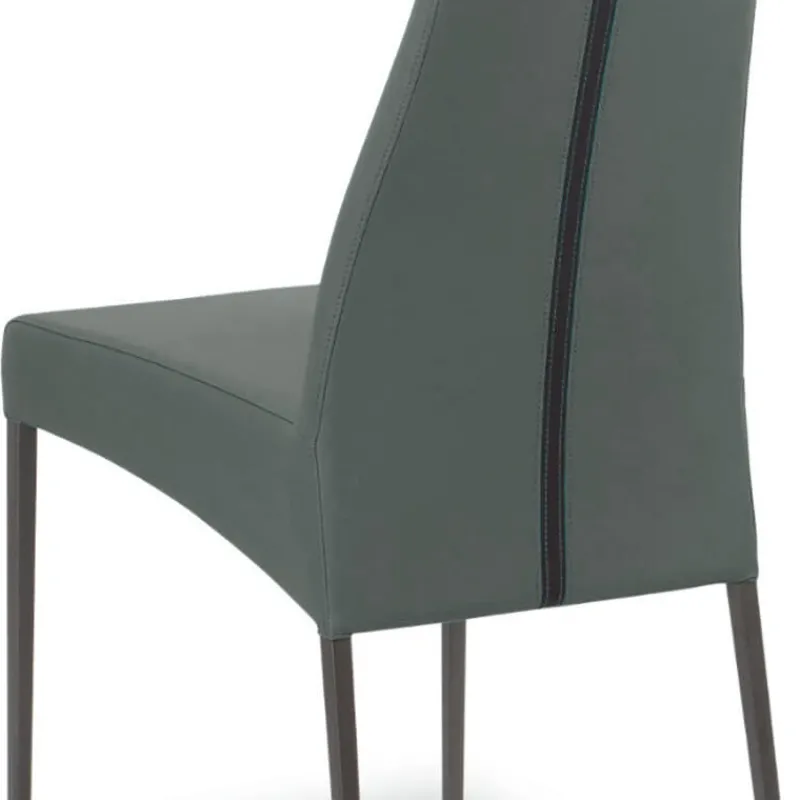 Airnova Carla Chaise en cuir de salle à manger italienne> Chaise De Salle à Manger