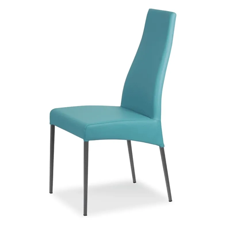 Airnova Carla Chaise en cuir de salle à manger italienne> Chaise De Salle à Manger