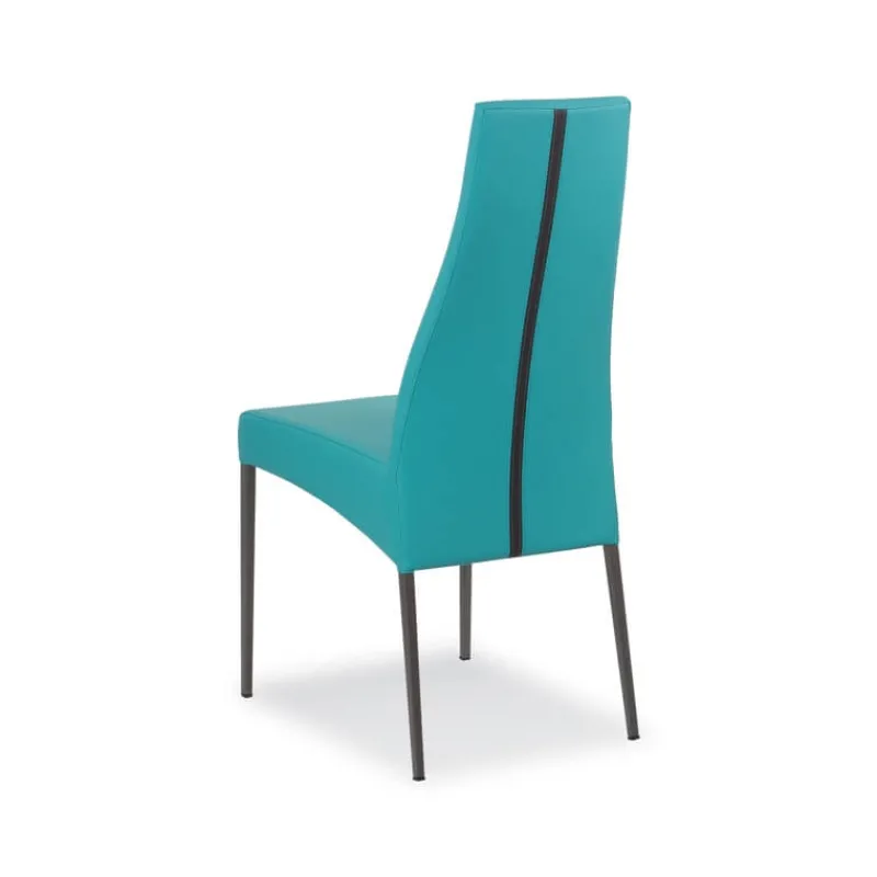 Airnova Carla Chaise en cuir de salle à manger italienne> Chaise De Salle à Manger