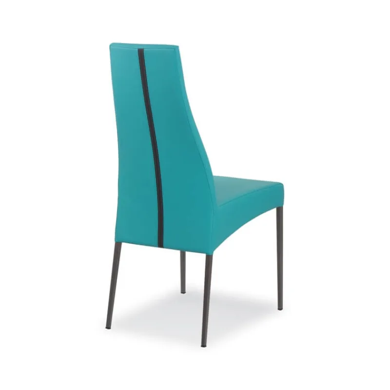 Airnova Carla Chaise en cuir de salle à manger italienne> Chaise De Salle à Manger