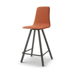 Europea Carlos Tabouret snack pivotant rembourré avec pieds en métal> Tabouret Snack (assise +/- 65 Cm)|Tabouret De Bar (assise +/- 80 Cm)