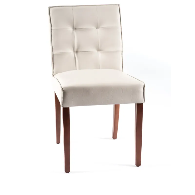 Sessio Carpe 2 Chaise matelassée en synthétique et bois> Chaise De Cuisine|Chaise De Salle à Manger