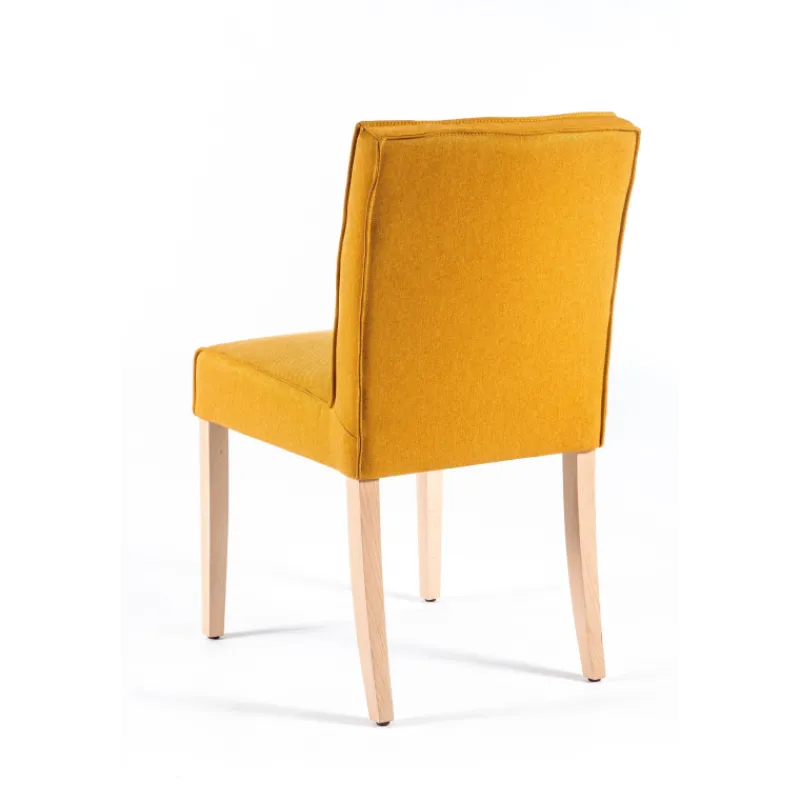 Sessio Carpe 2 Chaise matelassée en tissu et bois> Chaise De Salle à Manger|Chaise Salon