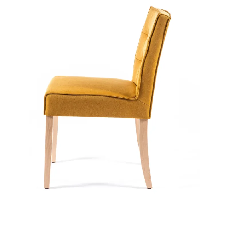Sessio Carpe 2 Chaise matelassée en tissu et bois> Chaise De Salle à Manger|Chaise Salon