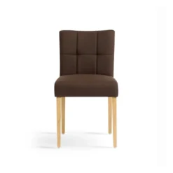 Mobitec Carré ® Chaise rembourrée en bois et tissu> Chaise De Salle à Manger|Chaise Salon