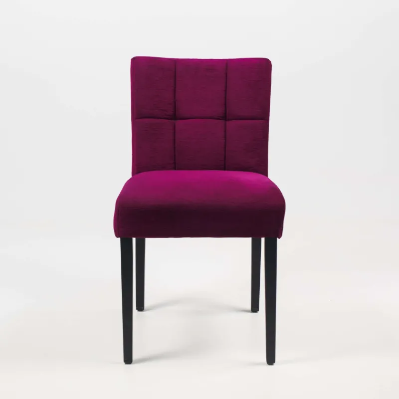 Mobitec Carré ® Chaise rembourrée en bois et tissu> Chaise De Salle à Manger|Chaise Salon