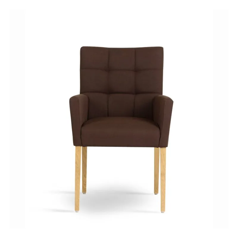 Mobitec Carré ® Fauteuil de salon contemporain en bois et tissu> Chaise De Salle à Manger|Chaise Salon