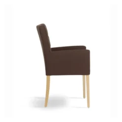 Mobitec Carré ® Fauteuil de salon contemporain en bois et tissu><noscript><img width=