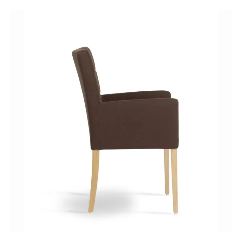 Mobitec Carré ® Fauteuil de salon contemporain en bois et tissu> Chaise De Salle à Manger|Chaise Salon