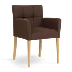Mobitec Carré ® Fauteuil de séjour en bois et tissu> Chaise De Salle à Manger|Chaise Salon