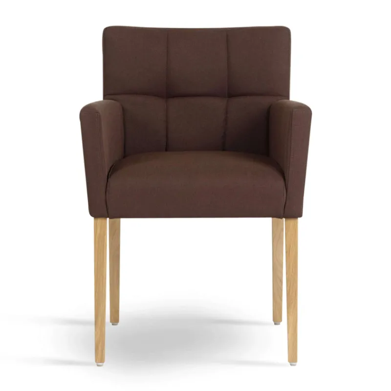Mobitec Carré ® Fauteuil de séjour en bois et tissu> Chaise De Salle à Manger|Chaise Salon