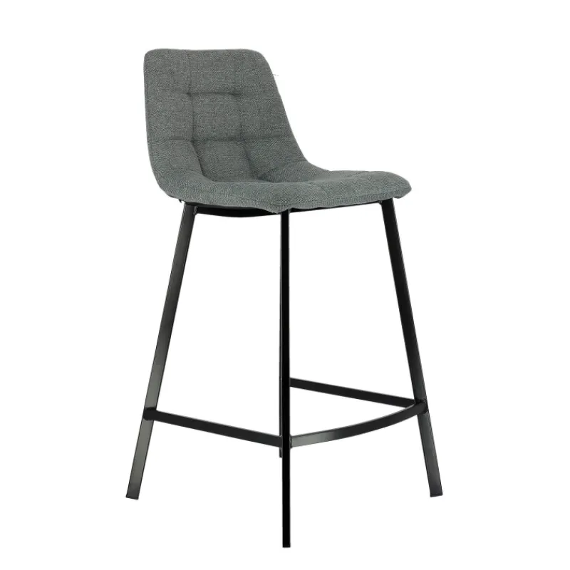 CarviTabouret matelassé hauteur snack en tissu> Tabouret Snack (assise +/- 65 Cm)|Tabouret De Bar (assise +/- 80 Cm)