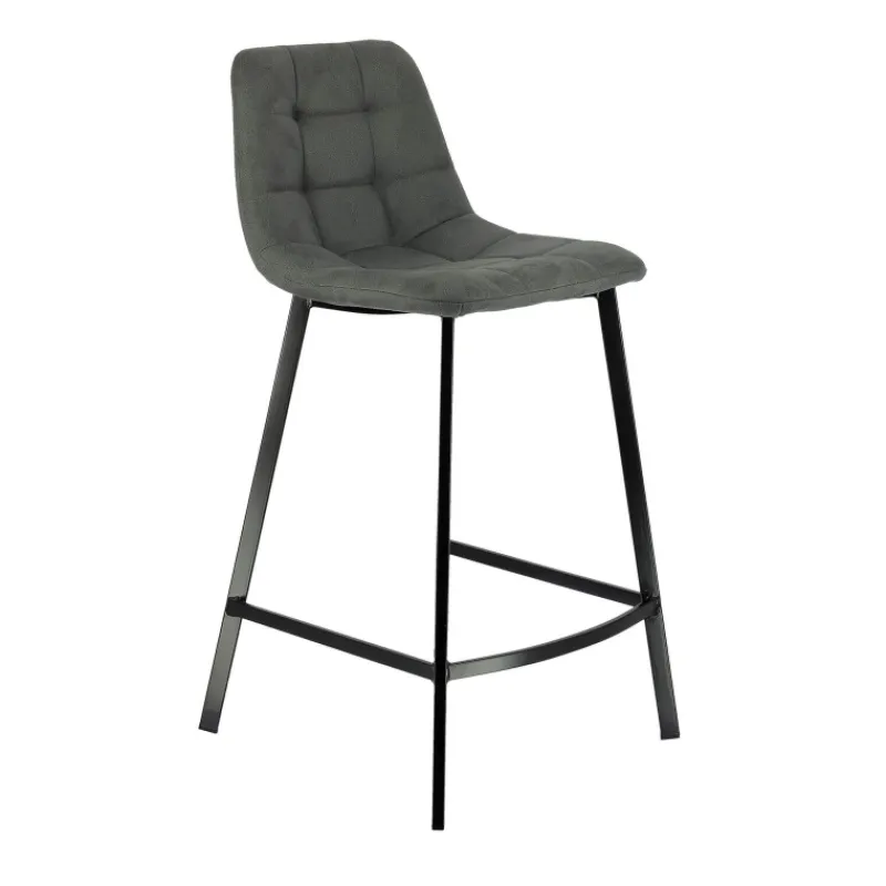 CarviTabouret matelassé hauteur snack en tissu> Tabouret Snack (assise +/- 65 Cm)|Tabouret De Bar (assise +/- 80 Cm)