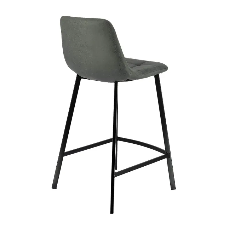 CarviTabouret matelassé hauteur snack en tissu> Tabouret Snack (assise +/- 65 Cm)|Tabouret De Bar (assise +/- 80 Cm)