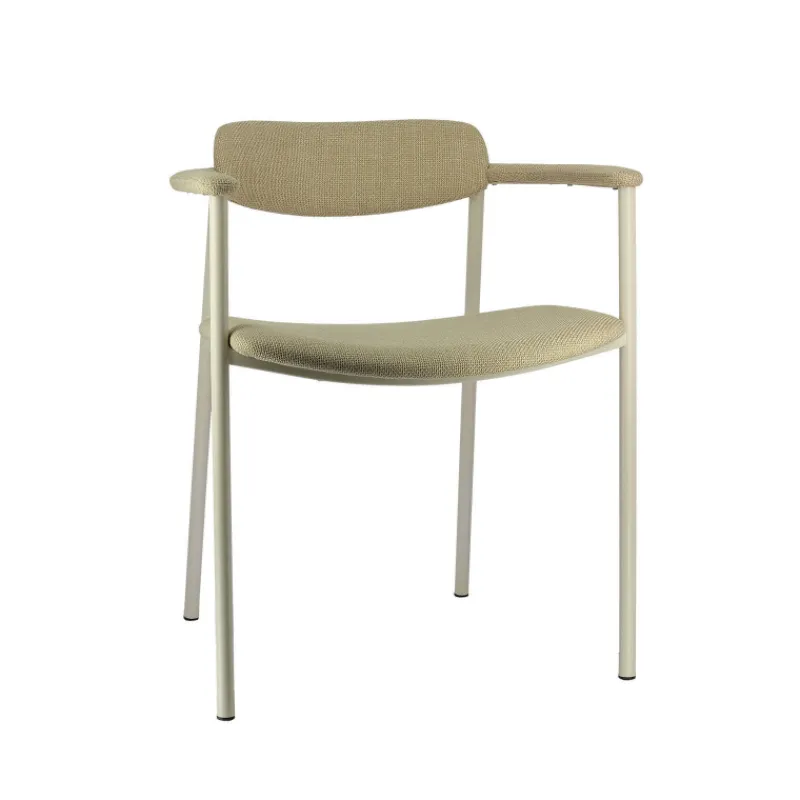 Perfecta Cassis Fauteuil moderne en tissu avec accoudoirs et pieds en métal> Chaise De Salle à Manger|Fauteuil De Salon