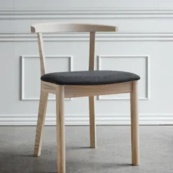 Skovby 52 Chaise en bois massif avec assise rembourrée> Chaise De Salle à Manger|Chaise Salon