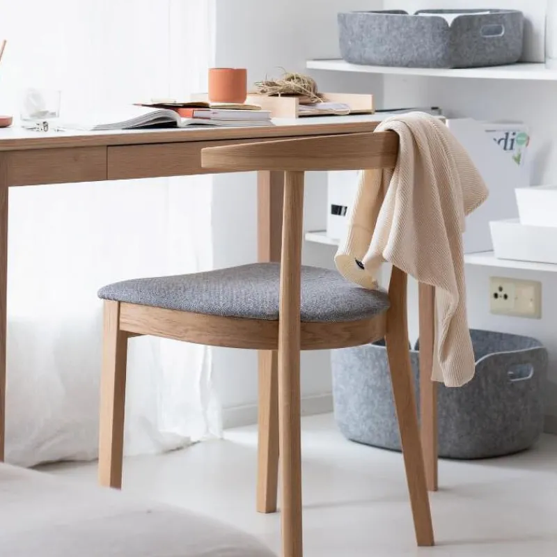 Skovby 52 Chaise en bois massif avec assise rembourrée> Chaise De Salle à Manger|Chaise Salon