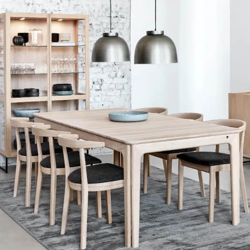 Skovby 52 Chaise en bois massif avec assise rembourrée> Chaise De Salle à Manger|Chaise Salon