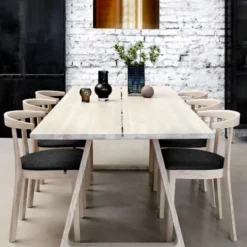 Skovby 52 Chaise en bois massif avec assise rembourrée><noscript><img width=