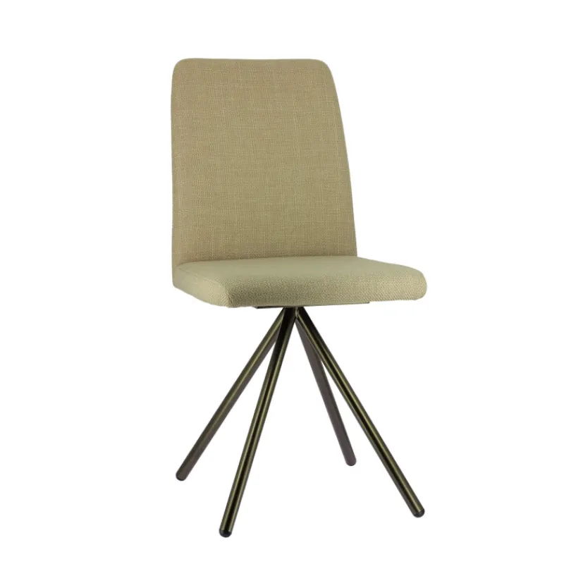 Perfecta Charentes Chaise moderne en tissu et pieds métal> Chaise De Salle à Manger