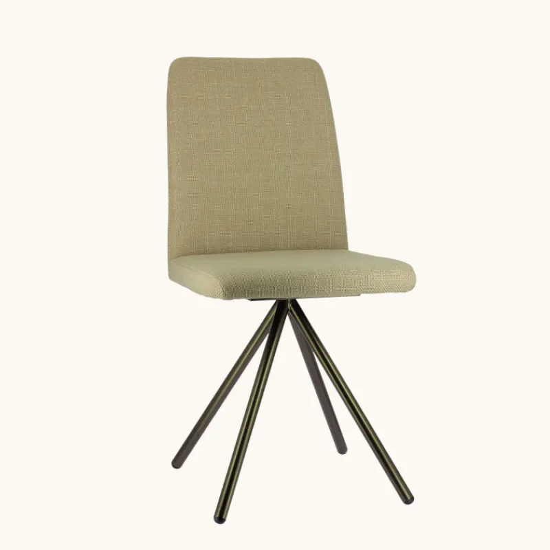 Perfecta Charentes Chaise moderne en tissu et pieds métal> Chaise De Salle à Manger