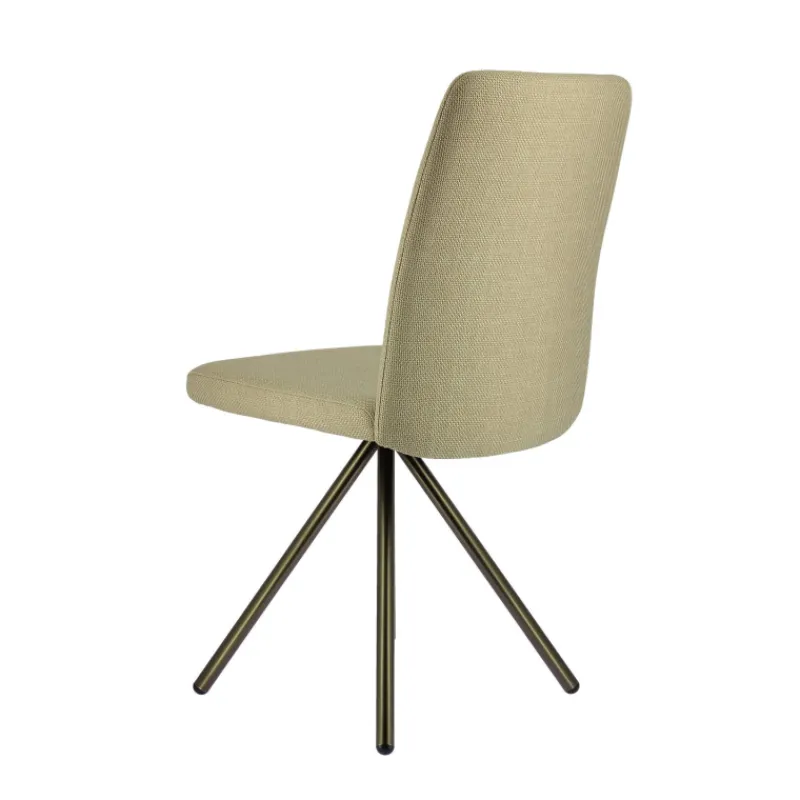 Perfecta Charentes Chaise moderne en tissu et pieds métal> Chaise De Salle à Manger