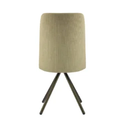 Perfecta Charentes Chaise moderne en tissu et pieds métal><noscript><img width=