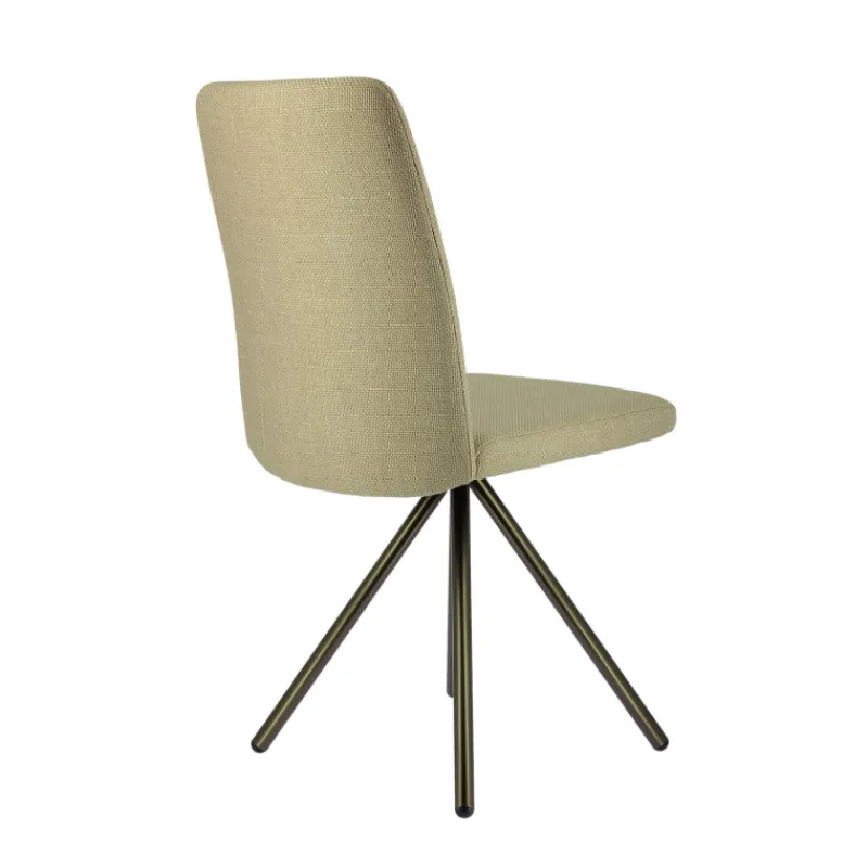 Perfecta Charentes Chaise moderne en tissu et pieds métal> Chaise De Salle à Manger
