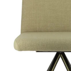 Perfecta Charentes Chaise moderne en tissu et pieds métal><noscript><img width=