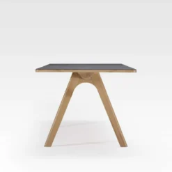 Dasras Chevron Table de designer en céramique et bois><noscript><img width=