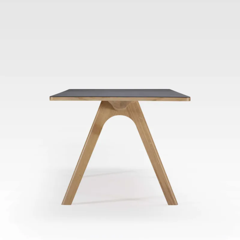 Dasras Chevron Table de designer en céramique et bois> Table De Salle à Manger