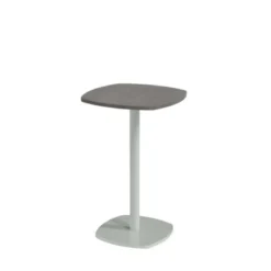 Perfecta Circa Petite table de cuisine carrée aux bords arrondis avec pied central><noscript><img width=