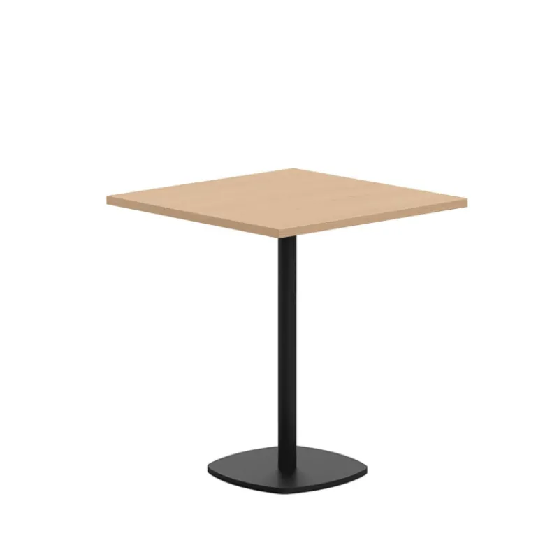 Perfecta Circa Petite table de cuisine carrée en stratifié avec pied central> Table De Cuisine|Table Pour Petit Espace