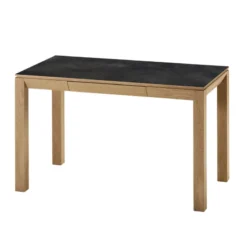 Dasras Clarté Bureau en bois et céramique avec tiroir> Table Pour Petit Espace|Bureau