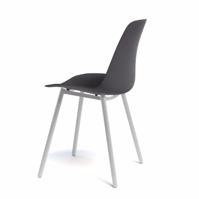Perfecta Claudio Chaise moderne en polypropylène et métal> Chaise De Cuisine|Chaise De Salle à Manger