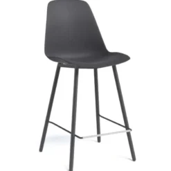 Perfecta Claudio Tabouret snack moderne avec coque en polypropylène><noscript><img width=