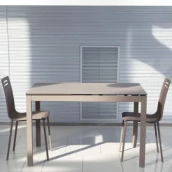 Bailen Céleste Table de cuisine petit espace en céramique avec allonge> Table De Cuisine|Table Pour Petit Espace