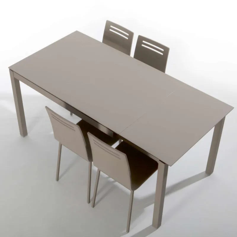Bailen Céleste Table de cuisine petit espace en céramique avec allonge> Table De Cuisine|Table Pour Petit Espace