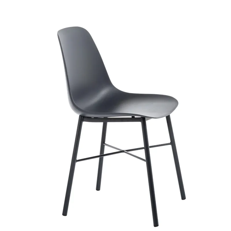 Perfecta Cloe Chaise moderne en polypropylène et métal> Chaise De Cuisine|Chaise Salon