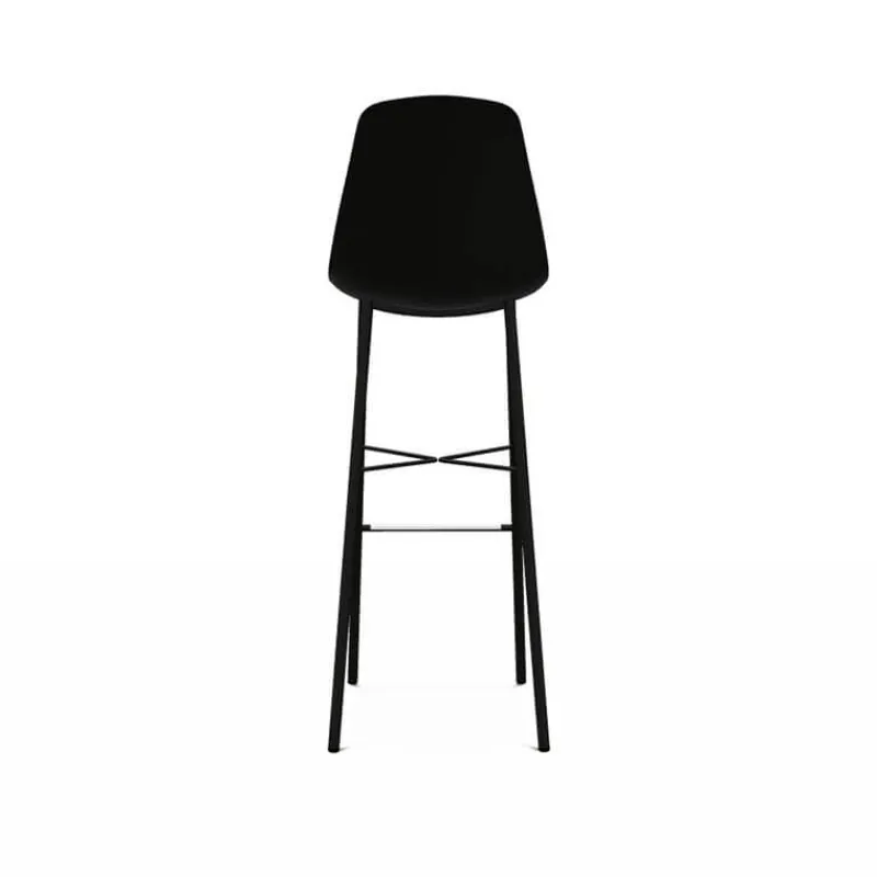 Perfecta Cloe Tabouret de bar belge moderne avec coque en polypropylène et pieds en métal> Tabouret De Bar (assise +/- 80 Cm)