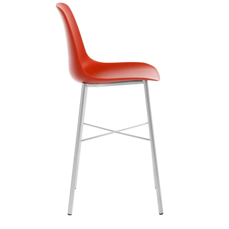 Perfecta Cloe Tabouret snack moderne en polypropylène et métal> Tabouret Snack (assise +/- 65 Cm)|Tabouret De Bar (assise +/- 80 Cm)
